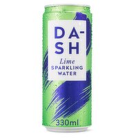 DASH Sparkling Water Infused with Wonky Limes 330ml