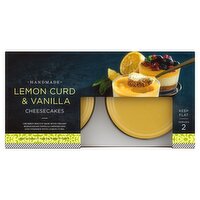 Dunnes Stores Simply Better Handmade Lemon Curd & Vanilla Cheesecakes 2 x 100g (200g)