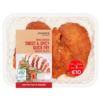 Dunnes Stores Sweet & Spicy Quick Fry Breast Fillets 315g