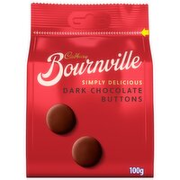 Cadbury Bournville Dark Chocolate Giant Buttons Bag 100g
