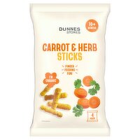 Dunnes Stores Carrot & Herb Sticks 10+ Months 60g (4 x 15g)