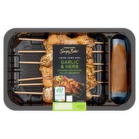 Dunnes Stores Simply Better Garlic & Herb Chicken Drumstick Fillet Skewers 370g