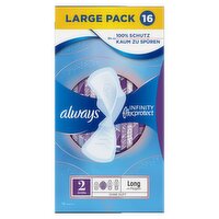 Always FlexProtect Sanitary Towels Long (Size 2) with Wings 16 Pads
