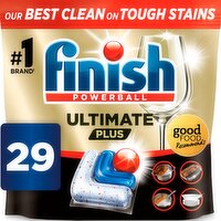 Finish Ultimate Plus All In One Dishwasher Tablets Regular - 29 Tabs