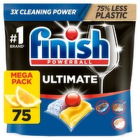 Finish Ultimate All In One Dishwasher Tablets Lemon - 75 Tabs