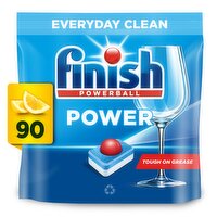 Finish Power All In One Lemon Dishwasher Tablets - 90 Tabs