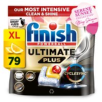 Finish Ultimate Plus All In One Dishwasher Tablets Lemon - 79 Tabs