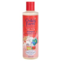 Childs Farm Tangle-Taming Shampoo 250ml, Strawberry and Mint, Kids Tear Free Formula