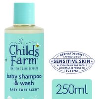 Childs Farm Baby Soft Scent Baby Shampoo & Wash 250ml