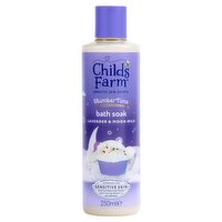 Childs Farm SlumberTime Sleep Bath Soak 250ml Lavender & Moon Milk Gentle Bubble Bath for Babies, Kids & Sensitive Skin