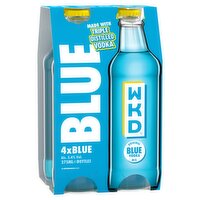 WKD Original Blue Vodka Mix 4 x 275ml