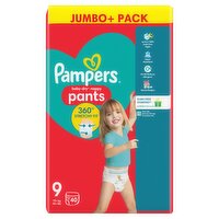 Pampers Baby-Dry Nappy Pants Size 9, 40 Nappies, 19kg+