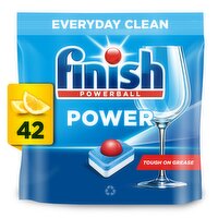 Finish Power All In One Lemon Dishwasher Tablets - 42 Tabs