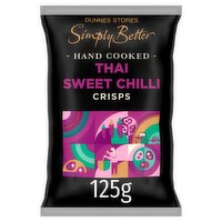 Dunnes Stores Simply Better Hand Cooked Thai Sweet Chilli Crisps 125g