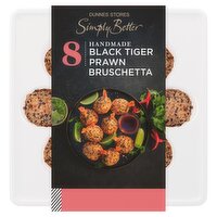 Dunnes Stores Simply Better 8 Black Tiger Prawn Bruschetta 254g