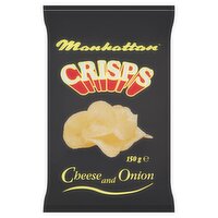 Manhattan Crisps Cheese and Onion 150g