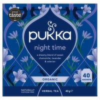 Pukka Night Time Organic Herbal Tea 40 Sachets 40g