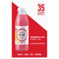 Vit Hit Dragonfruit + Yuzu Ceylon Tea + Zinc 4 x 500ml