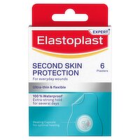 Elastoplast Second Skin Protection Faster Healing Plasters 6 Pack