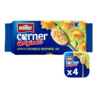 Müller Corner Originals Apple Crumble Inspired Deliciously Creamy Yogurt 4 x 124g (496g)