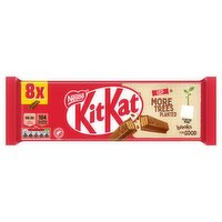 KitKat 2 Finger Milk Chocolate Biscuit Bar 8 Pack Multipack 165.6g