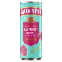 Smirnoff Raspberry Crush & Lemonade Ready to Drink 250ml Can