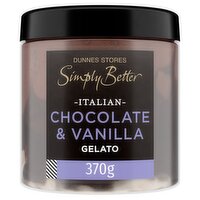 Dunnes Stores Simply Better Italian Chocolate & Vanilla Gelato 370g