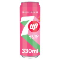 7Up Zero Sugar Pink Lemonade Can 330ml