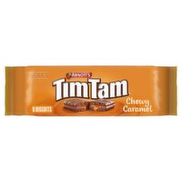 Arnott’s Tim Tam Chewy Caramel Milk Chocolatey Biscuits, 9 Bars, 175g