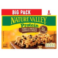 Nature Valley Protein Big Pack Peanut & Chocolate Cereal Bars 8 x 40g (320g)