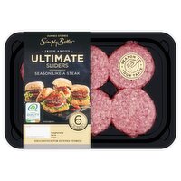 Dunnes Stores Simply Better 6 Irish Angus Ultimate Sliders 360g