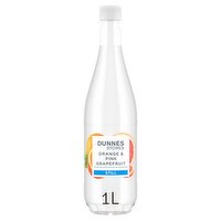 Dunnes Stores Orange & Pink Grapefruit Flavoured Still Irish Spring Water Drink 1L