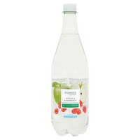 Dunnes Stores Apple & Raspberry Flavoured Sparkling Irish Spring Water Drink 1L