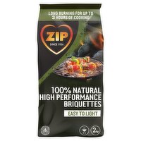 Zip 100% Natural High Performance Briquettes 2kg