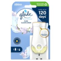 Glade Electric Scented Oil Plug In Holder & Refill Clean Linen 20ml	
