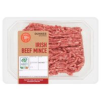 Dunnes Stores Irish Beef Mince - Typically 18% Fat 300g 