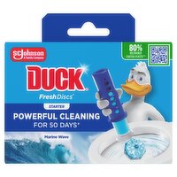Duck Toilet Fresh Discs Holder & Refill Marine 36ml