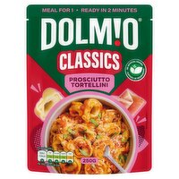 Dolmio Classics Prosciutto Tortellini Microwave Instant Pasta Meal 250g