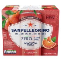 San Pellegrino Zero Blood Orange 6x330ml