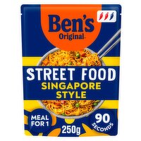Ben's Original Street Food Singapore Microwave Instant Noodles Meal 250g