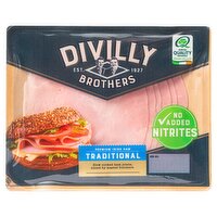 Divilly Brothers No Added Nitrites Traditional Premium Irish Ham 90g