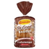 Brennans 6 Be Good Wholemeal Bagels 270g
