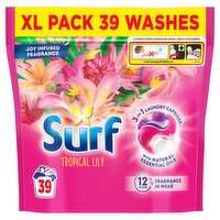 Surf Tropical Lily 3 in 1 Laundry Capsules 674g