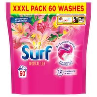 Surf Tropical Lily 3 in 1 Laundry Capsules 1038g