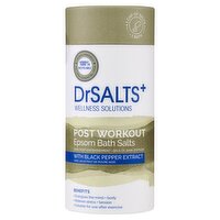 Dr Salts+ Post Workout Epsom Bath Salts 750g