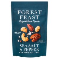 Forest Feast Sea Salt & Pepper Roasted Nut Mix 120g