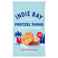 Indie Bay Snacks Pretzel Thins Lightly Salted 35g
