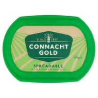 Connacht Gold Spreadable Butter Blended with Rapeseed Oil 400g