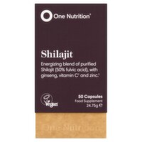 One Nutrition Shilajit 50 Capsules Food Supplement 24.75g