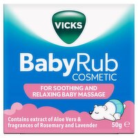 Vicks BabyRub Ointment, Jar 50g